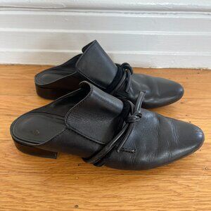 3.1 Phillip Lim Black Louie Mule Loafers - size EU 37.5 / US 7.5